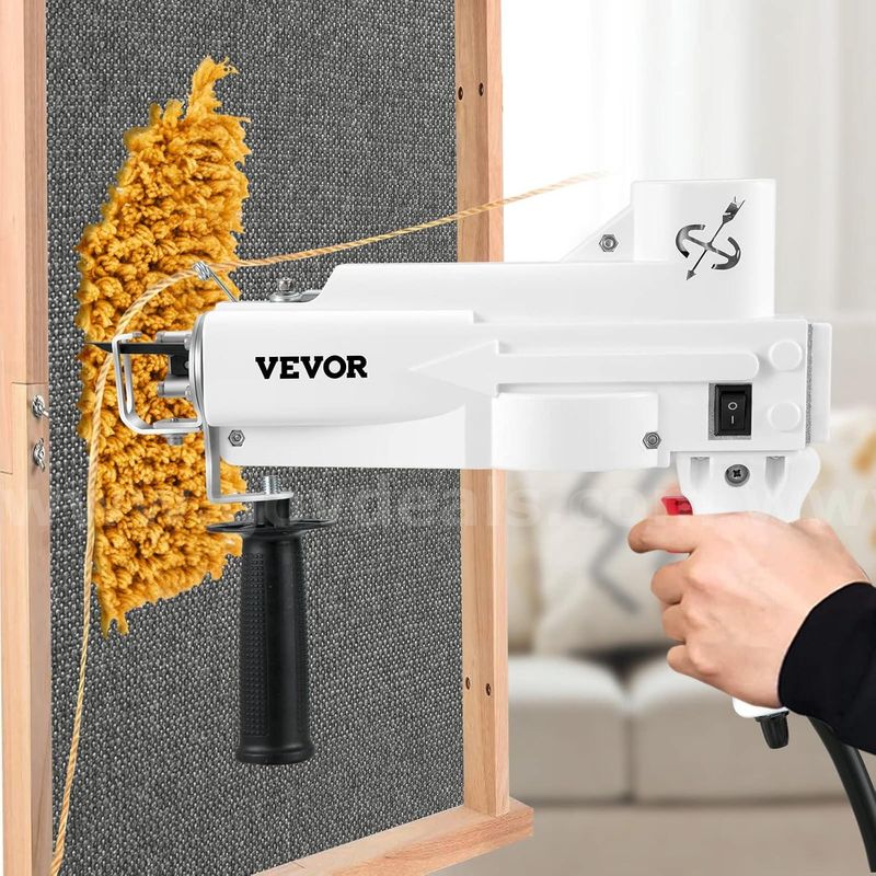 SHIPPING AVAILABLE Tufting Gun, Cut Pile Electric Carpet Weaving Flocking Machine, Rug Machines Starter Kit(M-03)