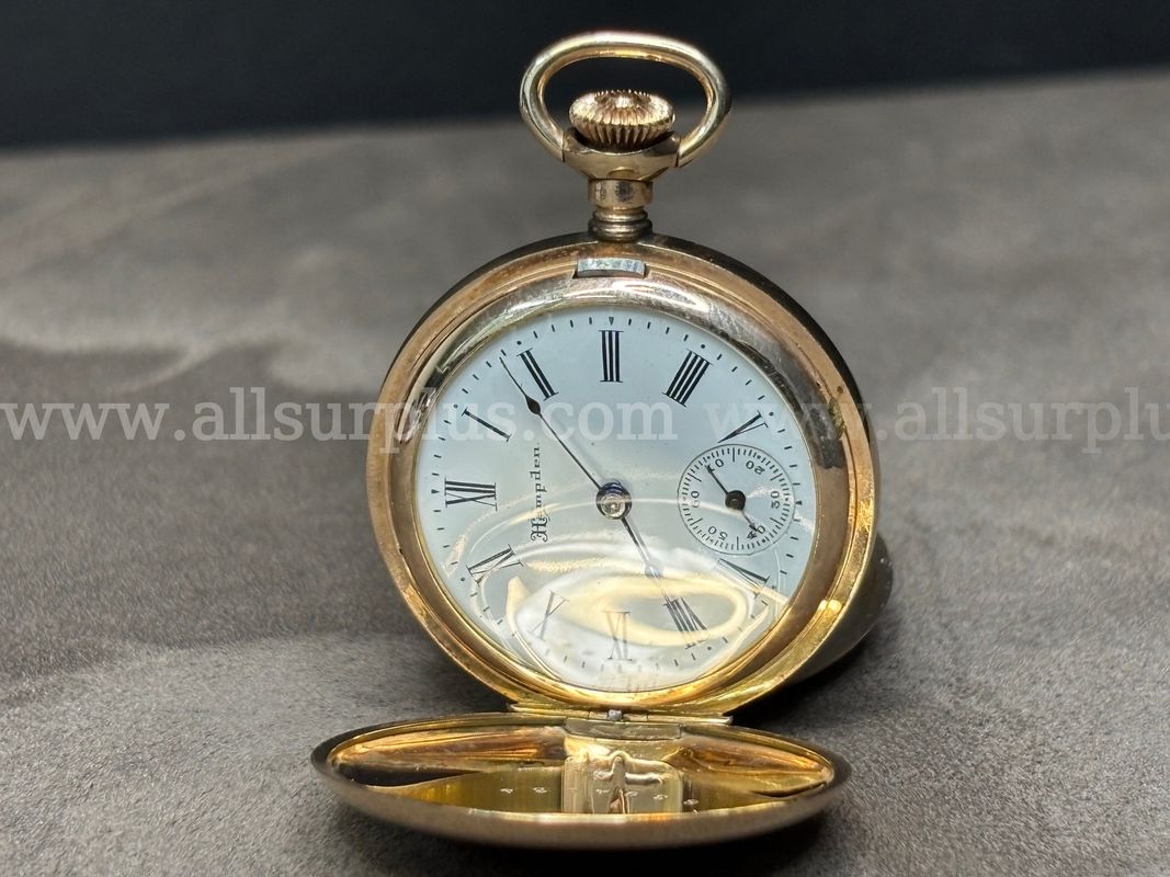 Mixed Gold Hampden Pocket Watch (Rose)