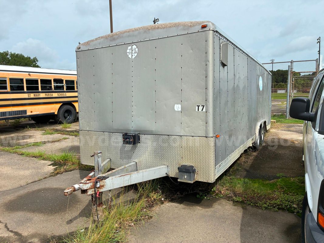 T7 2008 Wells Cargo Enclosed (Silver) Trailer
