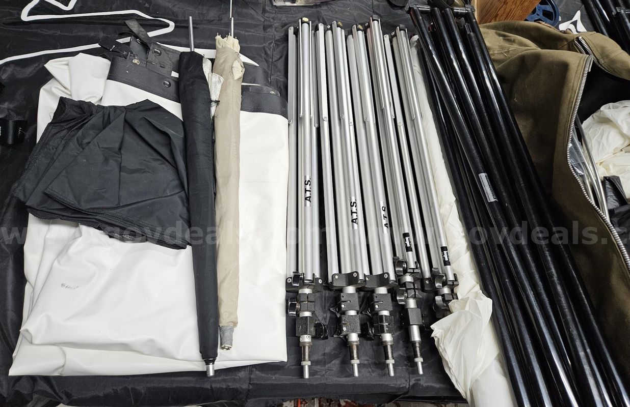 Lot of Professional Photography Studio Lighting Equipment