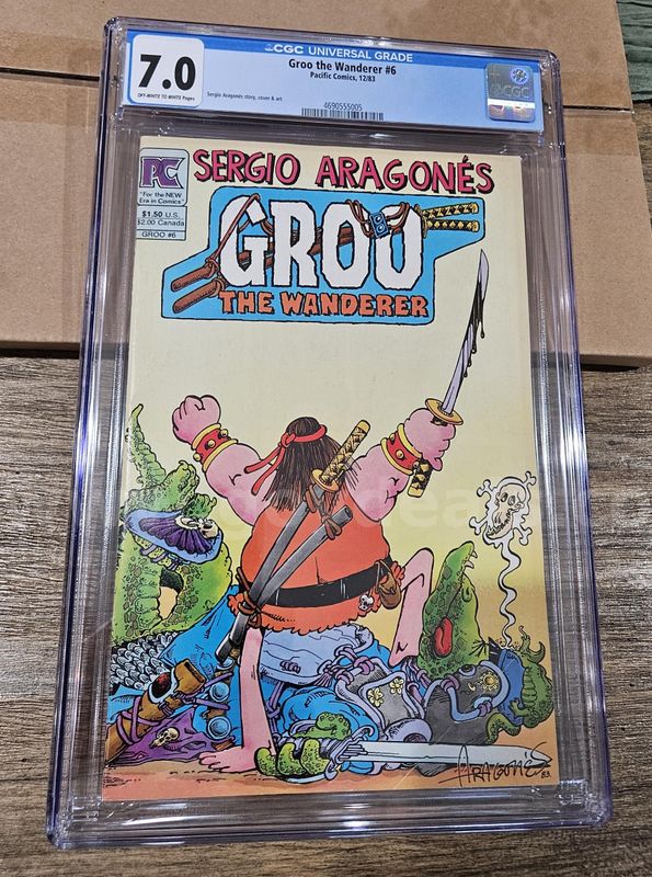 Groo the Wanderer Pacific Comics #6 CGC 7.0 Rare