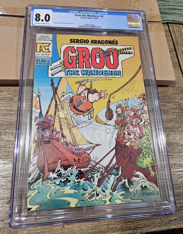 Groo the Wanderer Pacific Comics #5 CGC 8.0 Rare