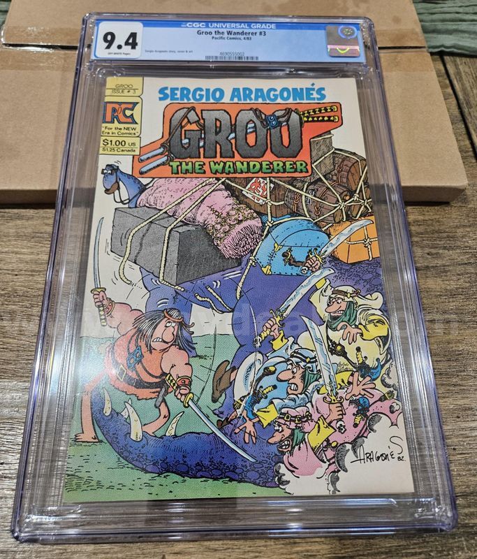 Groo the Wanderer Pacific Comics #3 CGC 9.4 High Grade Rare