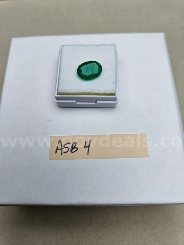 Natural Semi-Translucent Zambian Emerald Loose Gemstone - 3.7 Carats