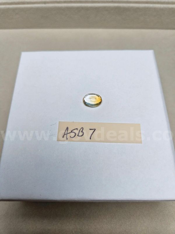 Natural AAA Imperial Topaz Loose Gemstone - 2.7 Carats Oval Cut - Brazil