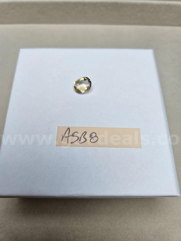 Natural AAA Oval Cut Imperial Topaz Loose Gemstone - 3.3 Carats - Brazil