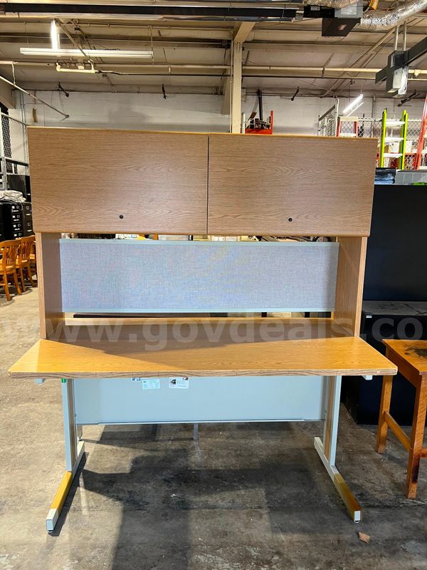 Desk 60" L X 30"D x 30"H Top 37" H 13" D
