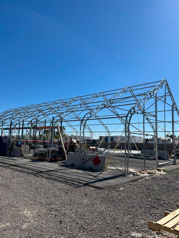 Anodized Steel Tent Frame