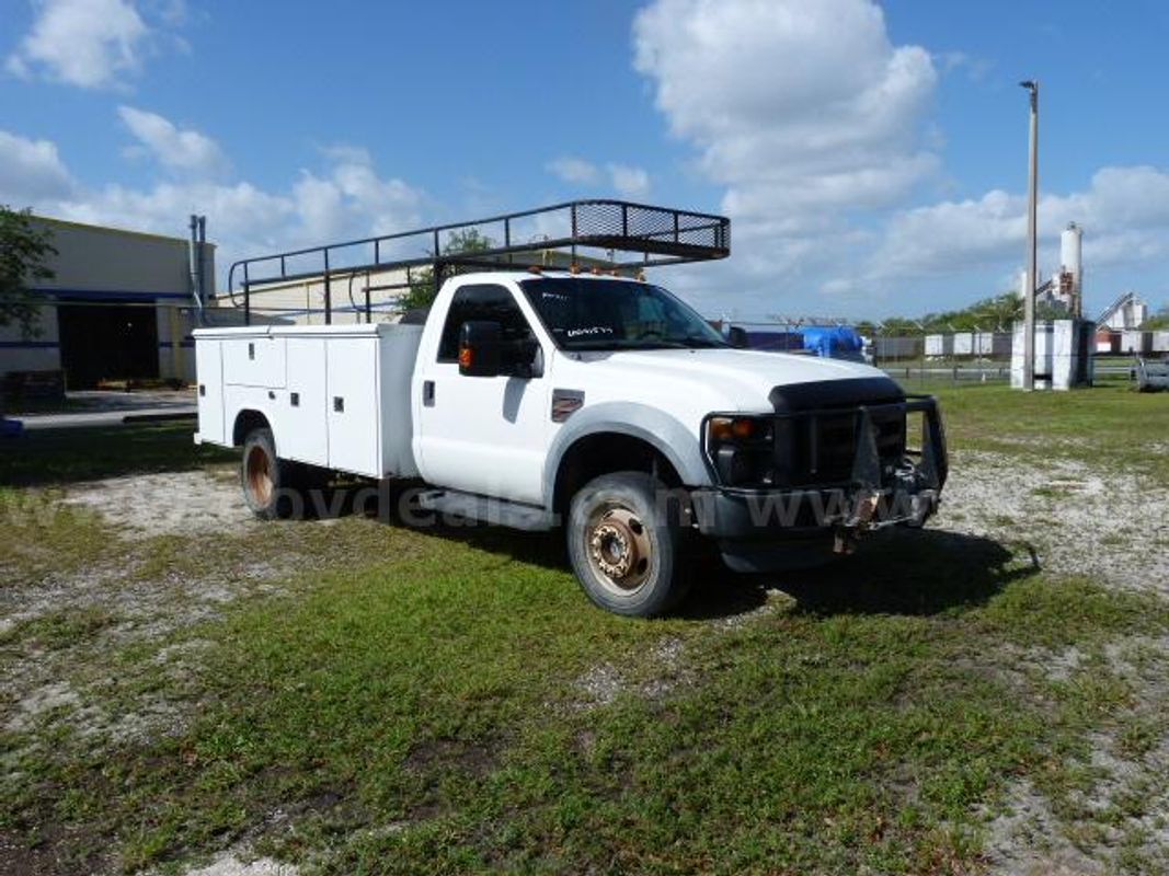 2010 Ford F-550 Chassis And Cab, 6.4l V8 Ohv 32v Turbo Diesel