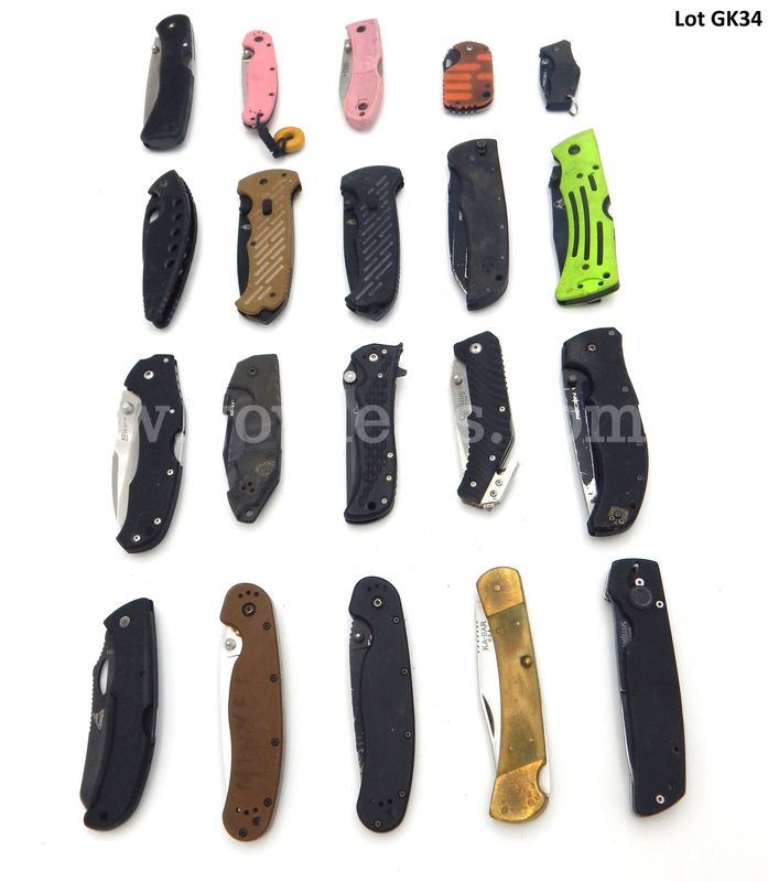 Lot GK34 (40) Misc. Brand Named Knives