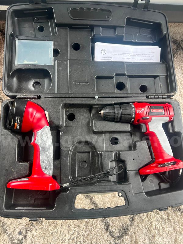 Craftsman Drill with Case No Batteries No Charger