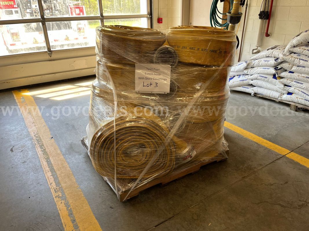 Palletized Fire Hoses
