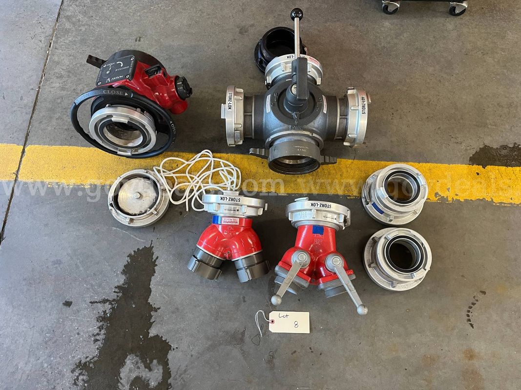 A Lot of Fire Engine (Pumper) Appliances
