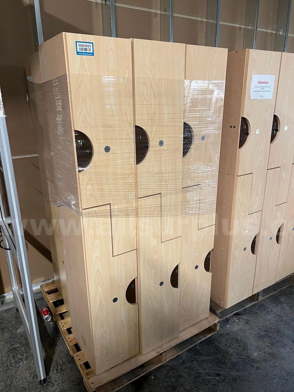 Large Amount of Wooden Lockers (24 Pallets)