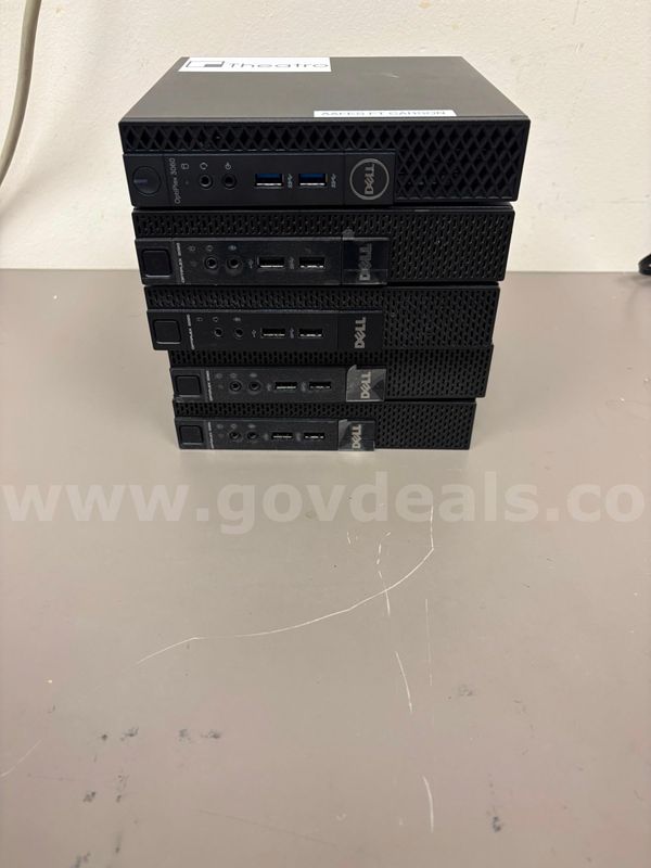 4x Dell OptiPlex 3020, 1x OptiPlex 3060