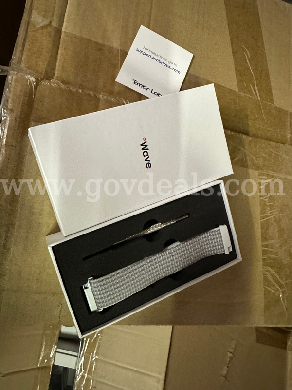 A lot of 142 Embr Labs Thermal Wristband Nylon Strap for Embr Wave 1 ONLY - SILVER