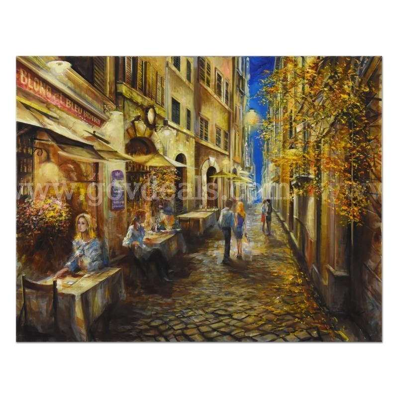 Vadik Suljakov, "Golden Evening" Original Fine Art