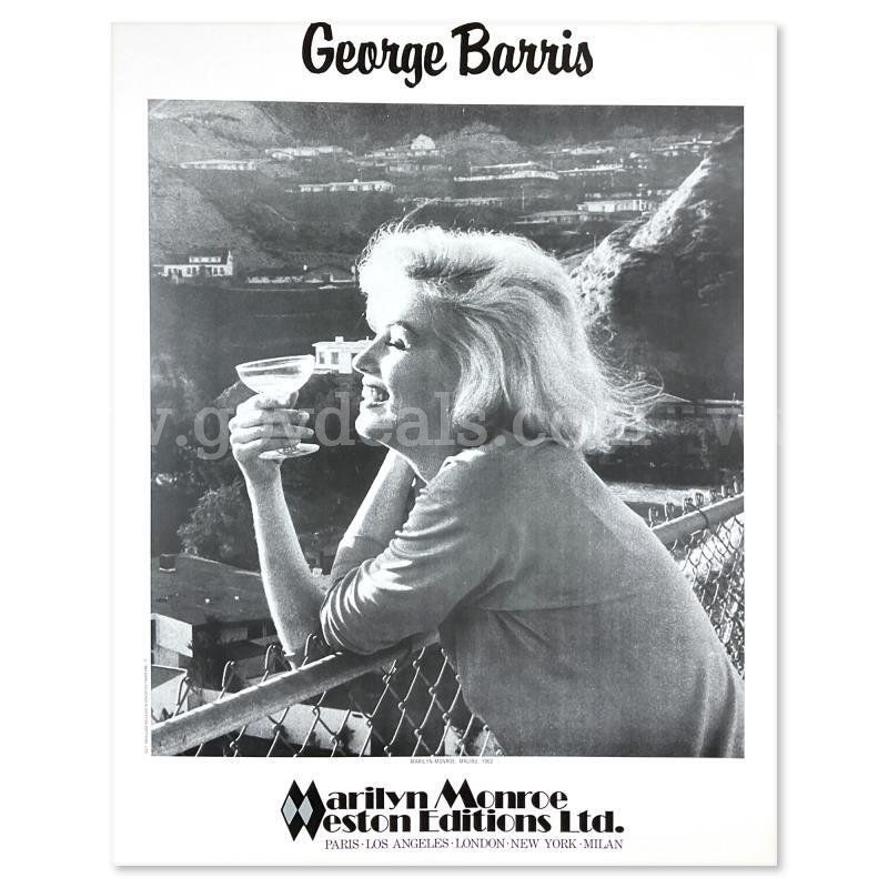 George Barris (1922-2016), "Marilyn Monroe, Malibu 1962" Collectible Fine Art