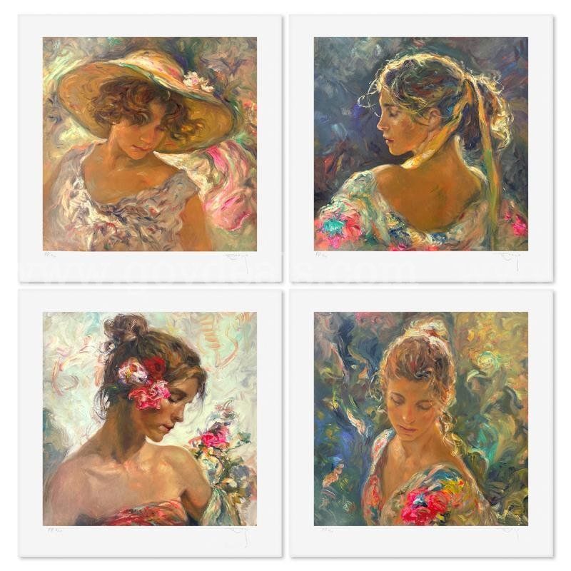 Royo, "Todas Las Luces Del Dia (4 Piece Suite)" Limited Edition Fine Art
