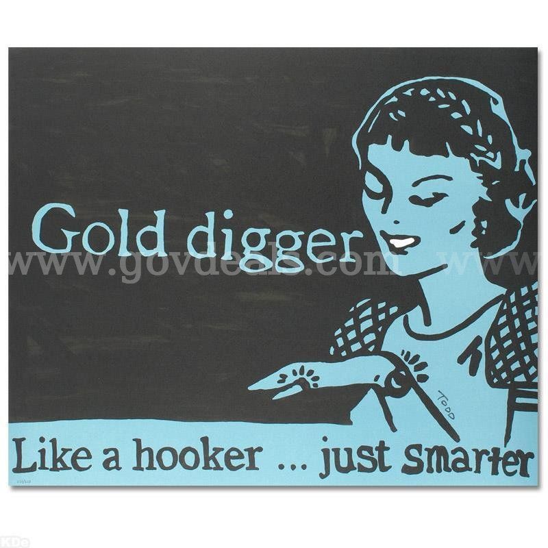 Todd Goldman, "Gold Digger" Limited Edition Fine Art