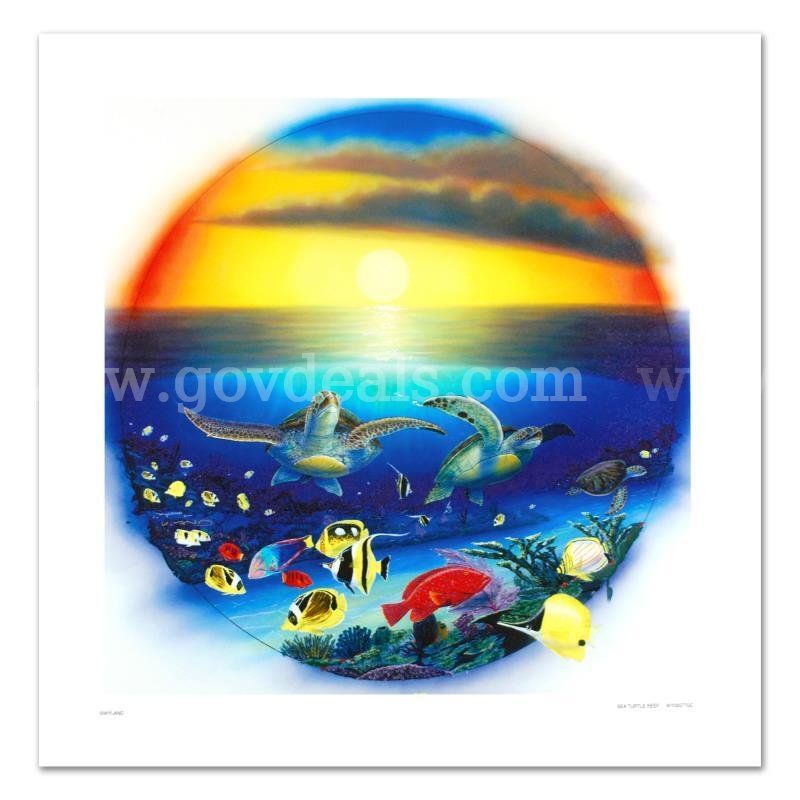 Wyland, "Sea Turtle Reef" Limited Edition Fine Art