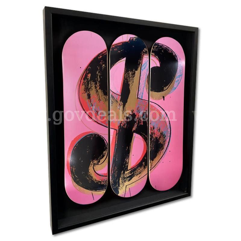 Warhol (1928-1987), "Dollar Sign Pink" Collectible Fine Art