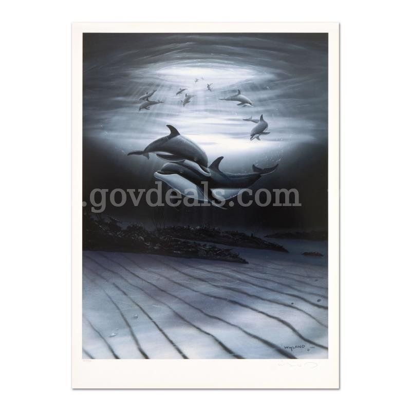 Wyland, "Dolphin Affection" Limited Edition Fine Art
