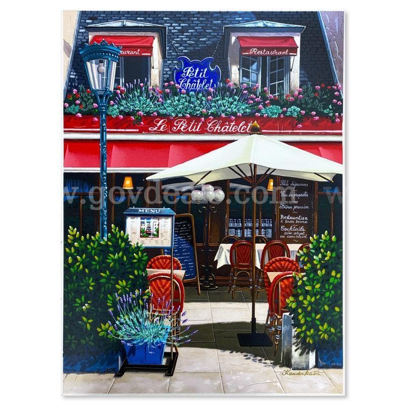 Liudmila Kondakova, "Le Petit Chatelet (I Remember Paris)" Limited Edition Fine Art