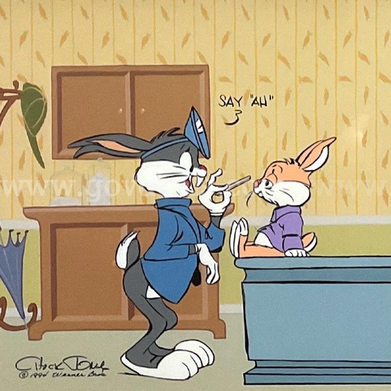 Chuck Jones (1912-2002), "Bugs Doctor: Say Ah!" Limited Edition Fine Art