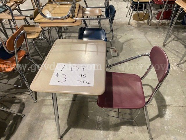 Combination Desk for School Approximately 95