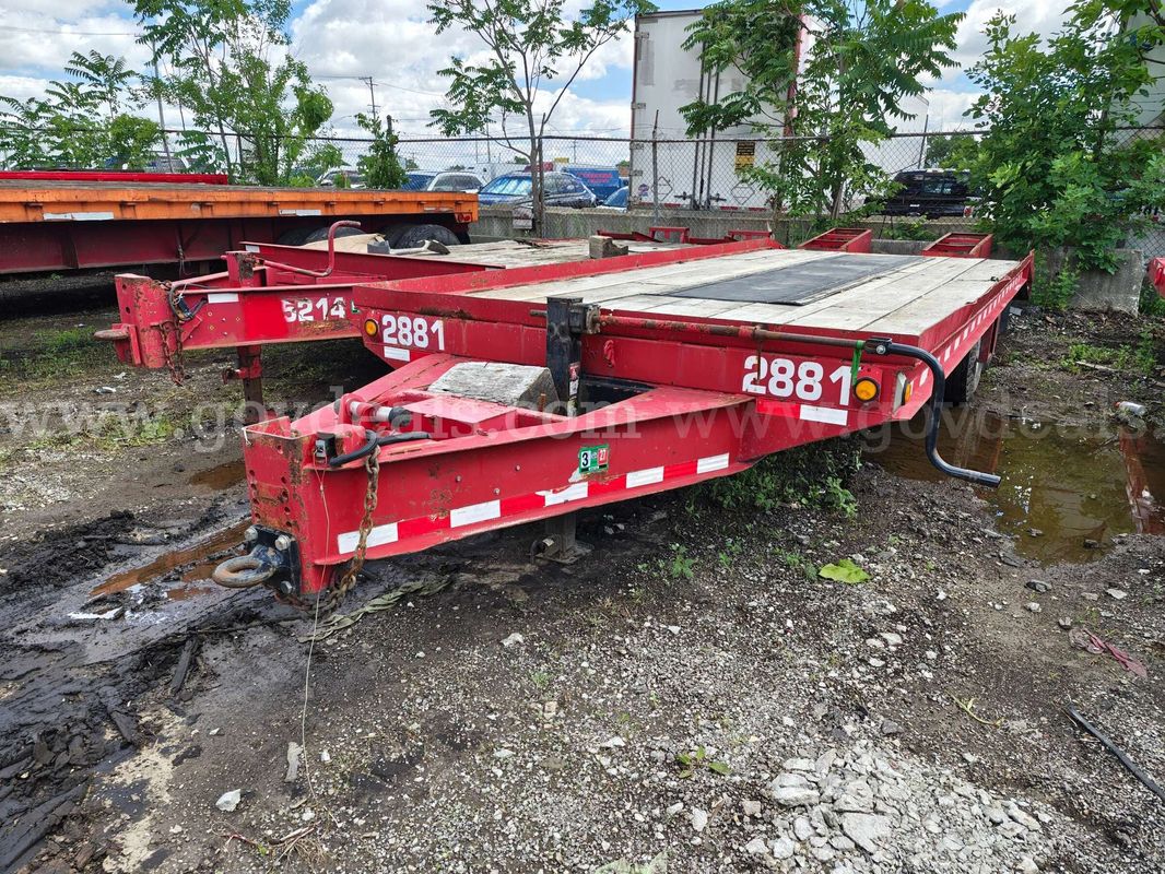 1998 Trail Eze T/A Equipment Trailer