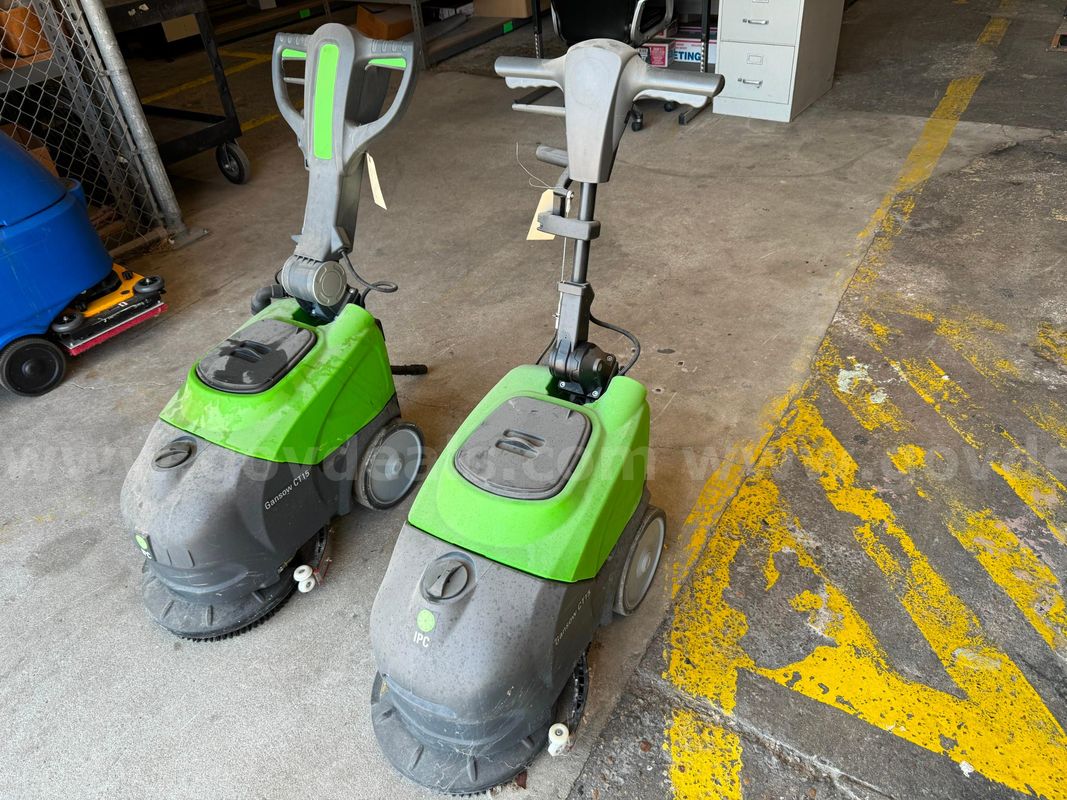 Lot of (2) IPC Eagle Floor Scrubber