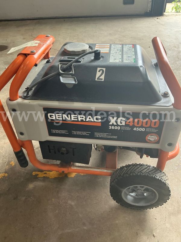 2015 Generac XG4000 – Running Unit – Low Hours (#2)