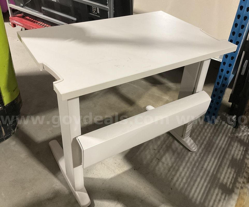 Industrial Grade Small Computer Desk / Training Table - Solid Steel Base 36x24x29