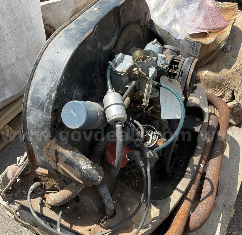 Classic VW Beetle Parts: Air-Cooled Engine, Front Beam, Wheels & Tubing