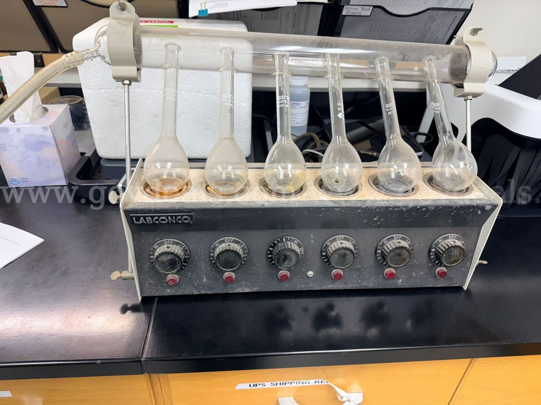 Labconco multi-position heating/digestion unit 