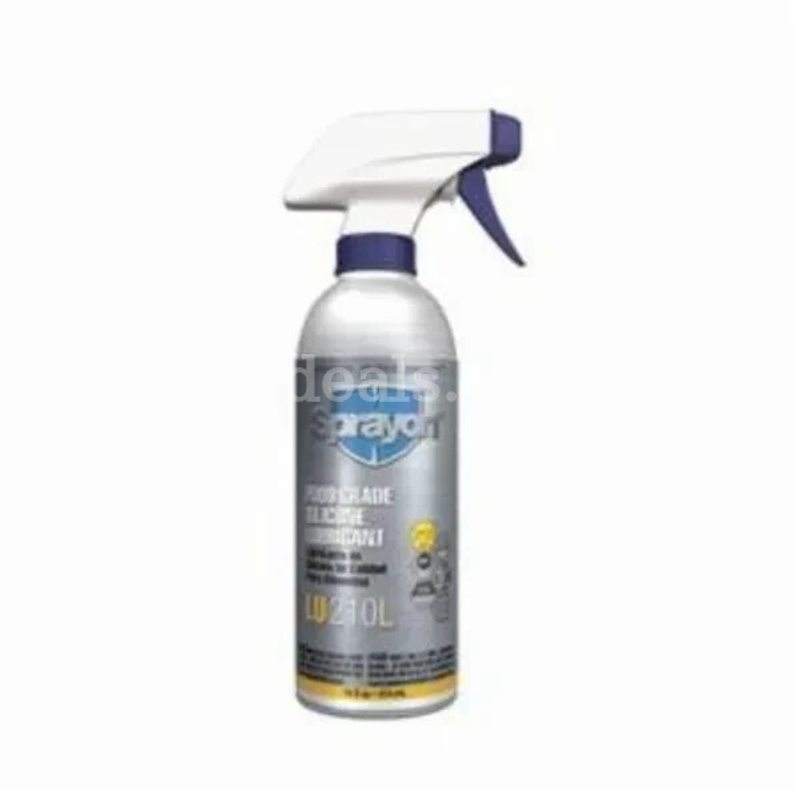 CASE OF 12 BOTTLES Sprayon LU210L FOOD GRADE SILICONE Lubricant 14 FL.oz/414 mL / FACTORY SEALED *CAN SHIP*