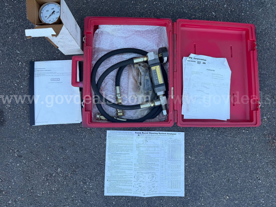 Kent-Moore Miller Special Tools Truck Power Steering System Analizer Complet In Original Case Its Looks Like Never Used