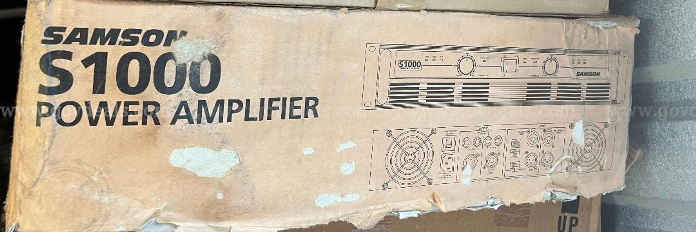 Samson S-1000 POWER AMPLIFIER VINTAGE / NEVER PULL OUT FROM BOX *WILL SHIP*