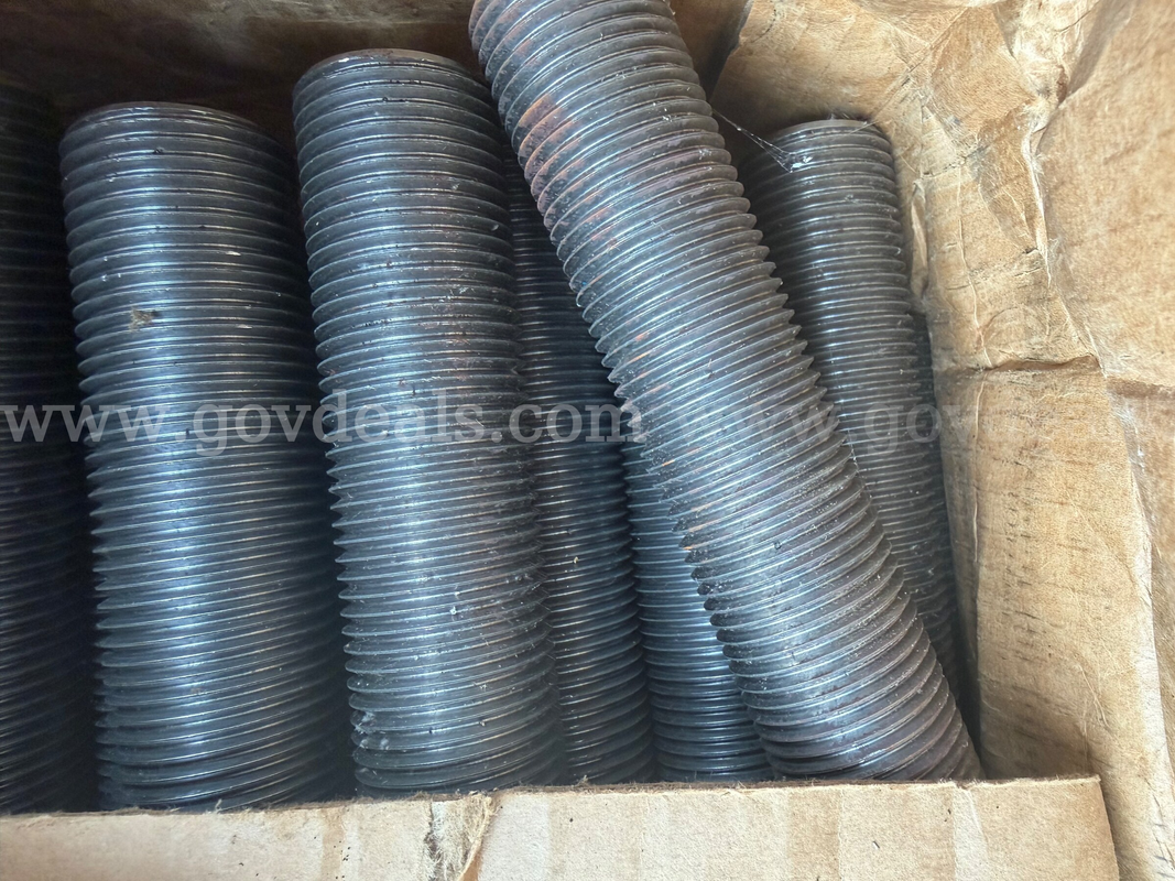 LOT OF 12 WOOD-AMEC FOSTER WHEELER Grade B7 All Threaded Stud Plain 15080700P