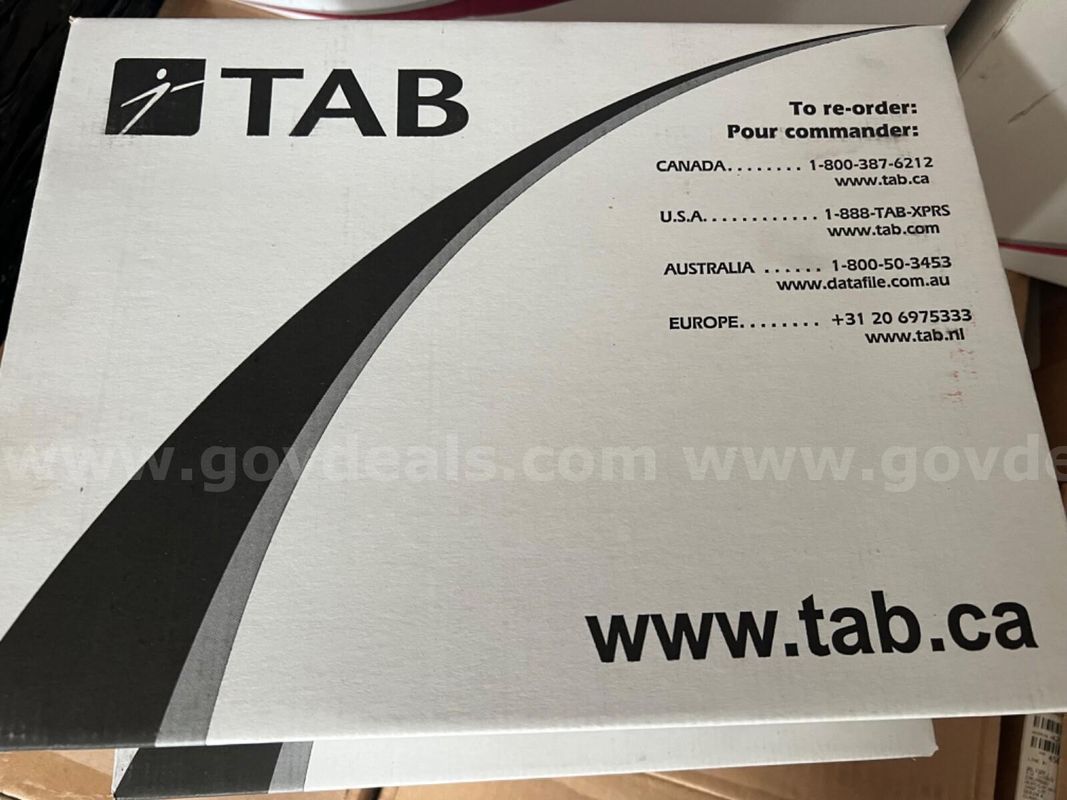 Case Of 15 Tab 2" Expansion Pocket F1852 Metric/Red Reprise 15 Pc Per Box *Will Ship*