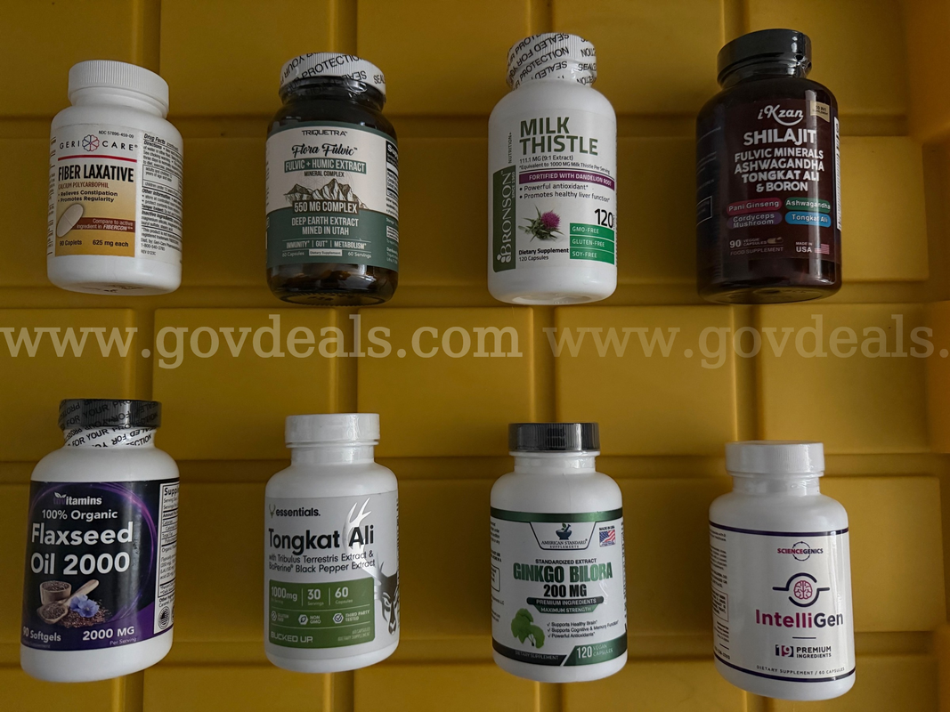 Lot Of 8 Assorted Vitamins Pills Factory Sealed Exp.2026 *Will Ship*