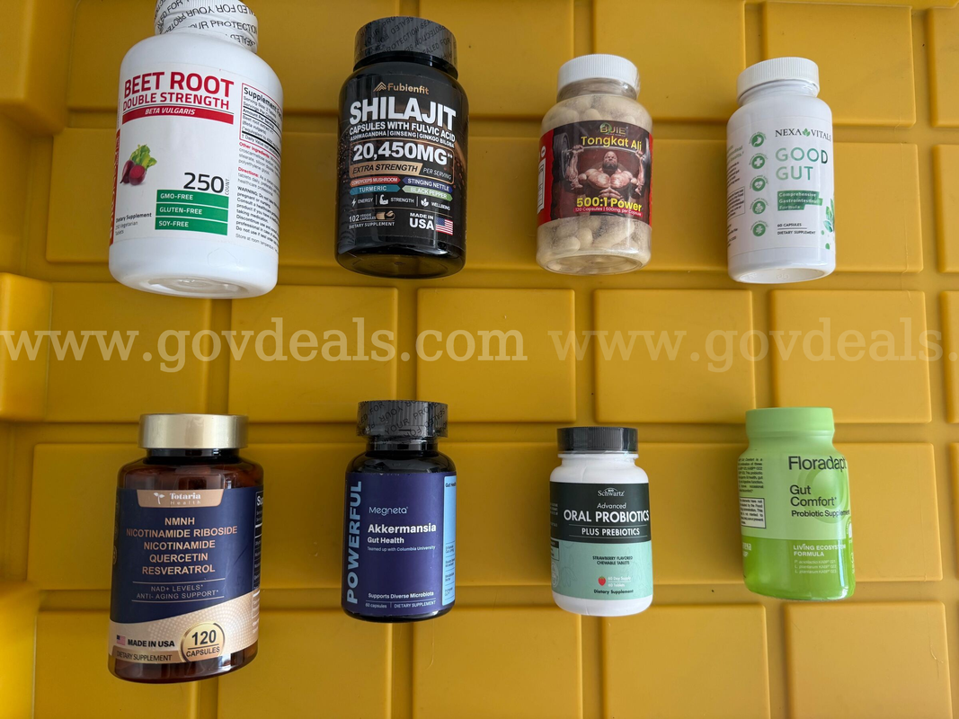 Lot Of 8 Assorted Vitamins Pills Factory Sealed Exp.2026 *Will Ship* V7