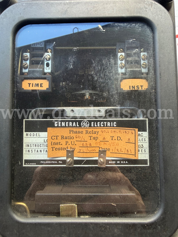 General Electric Balanced Current Relay Model *Will Ship*