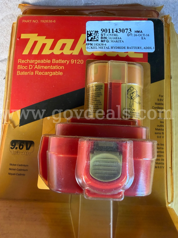 Makita Rechargeable Battery 9120 New Old Stock Factory Sealed *Will Ship*