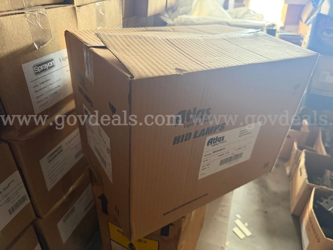 Case Of 6 Commercial "Atlas" Hid Lamps Lightning Products 320w Pulse Start Lamp Mp320/Bu/Ps *Will Ship*