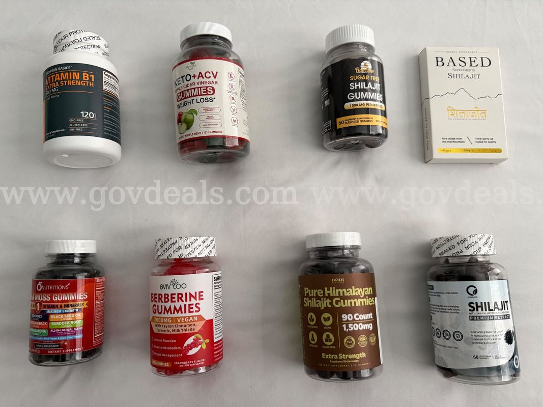 Lot Of 8 Assorted Vitamins Pills Factory Sealed Exp.2026 *Will Ship* B5
