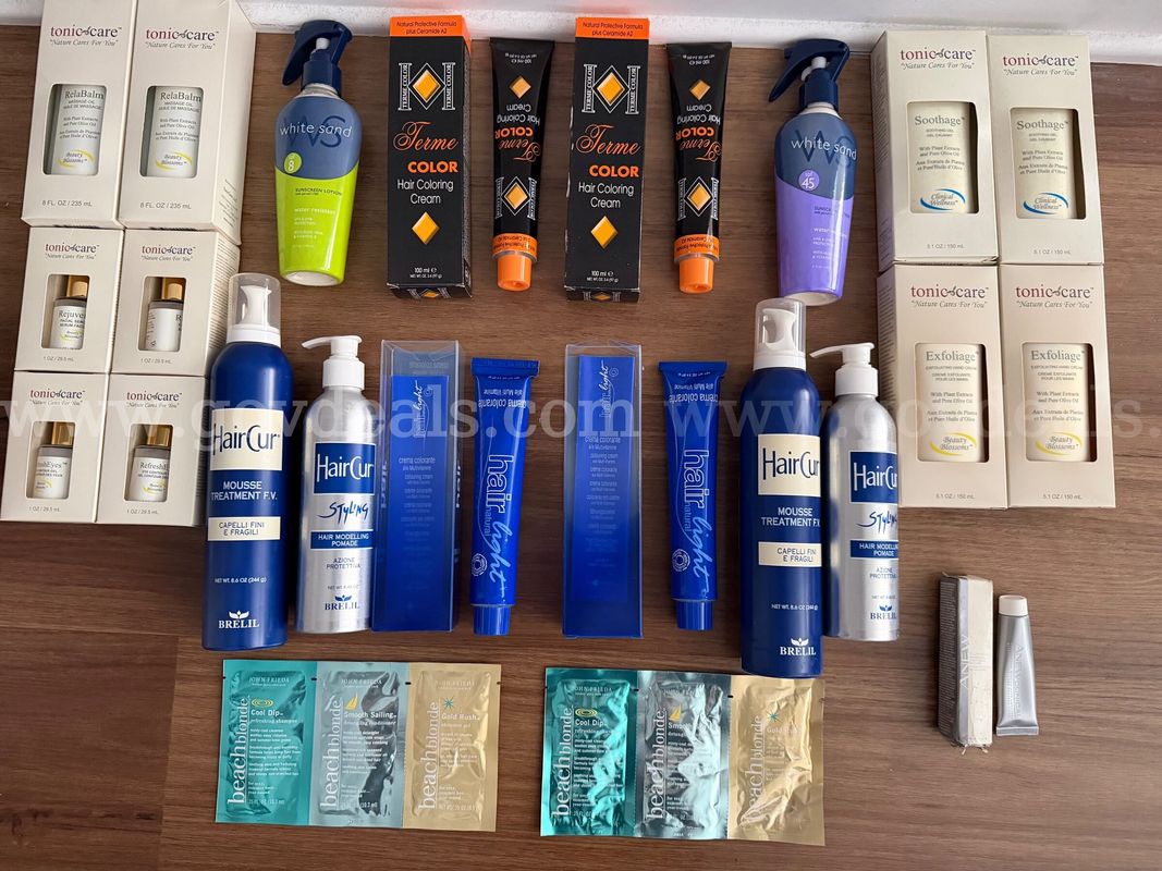 Assorted High-end Skin Care And Hair Color Made In Italy – 23 Pieces – NIB! *WILL SHIP* BOX C1