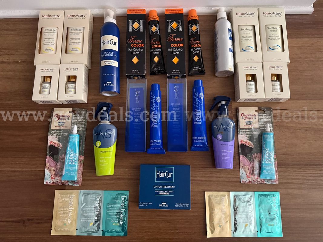 Assorted High-end Skin Care And Hair Color Made In Italy – 23 Pieces – NIB! *WILL SHIP* BOX C3