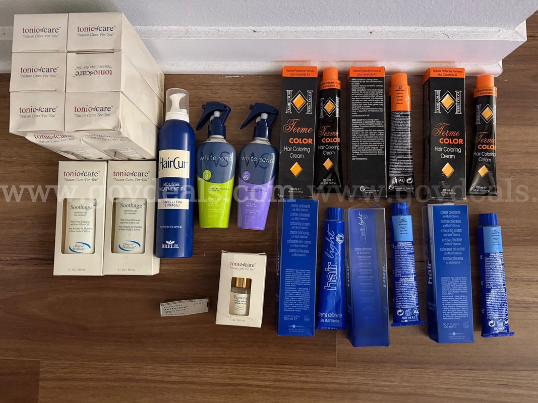 Assorted High-end Skin Care And Hair Color Made In Italy – 19 Pieces – NIB! *WILL SHIP* BOX G1